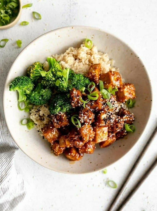 Garlic Sesame Tofu