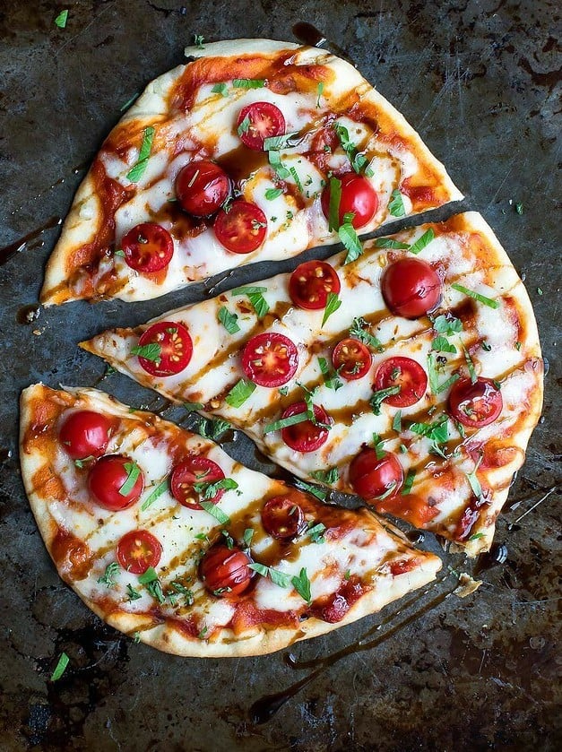 Margherita Flatbread Pizza