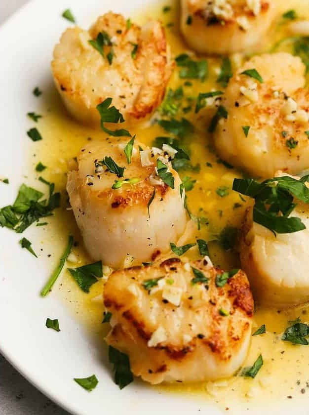 Lemon Garlic Butter Scallops