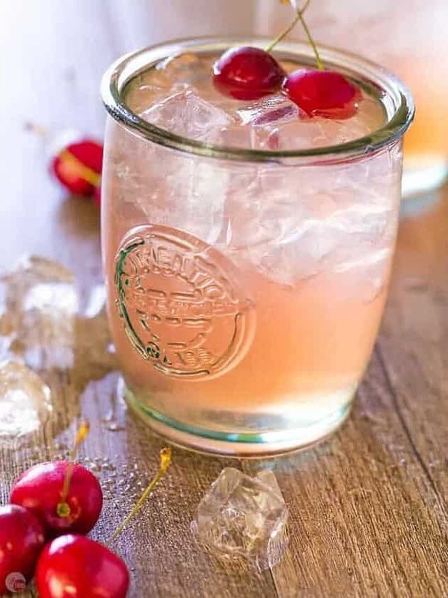 Cherry & Lime Bourbon Smash