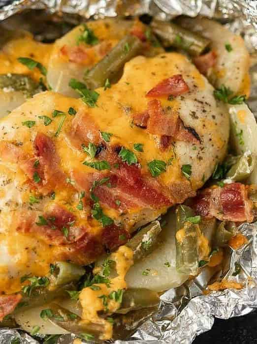 Foil Packet Bacon Ranch Chicken