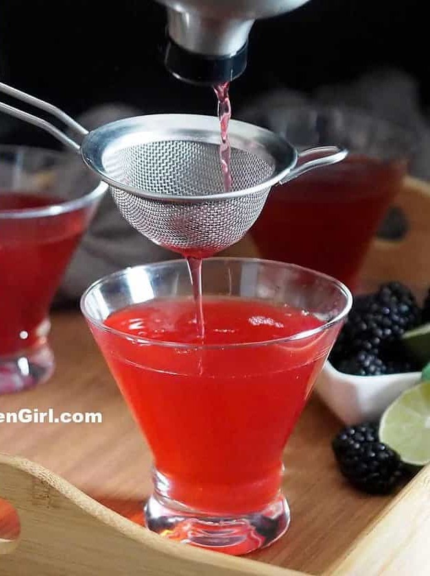 Blackberry Vanilla Martini