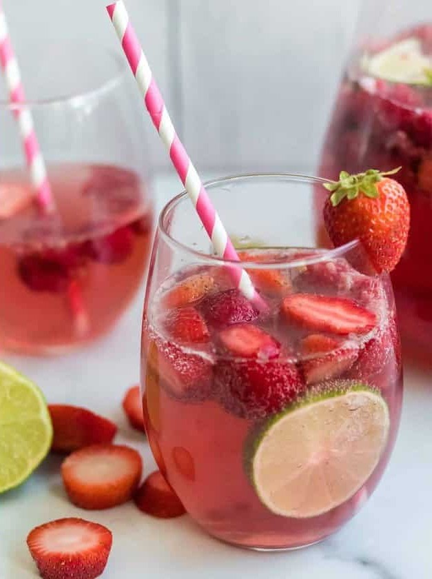 Pink Moscato Sangria