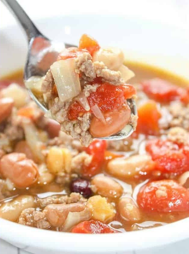 Instant Pot Beef and Bean Soup