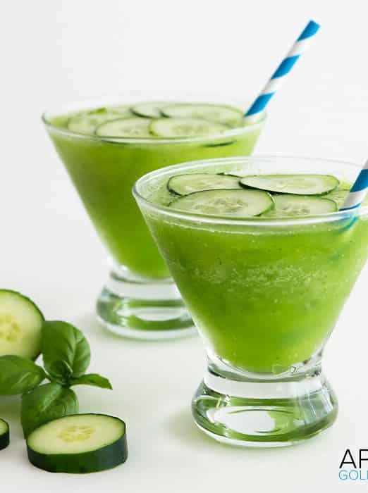 Frozen Cucumber Basil Daiquiri