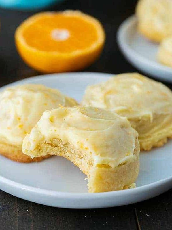 Glazed Orange Cookies