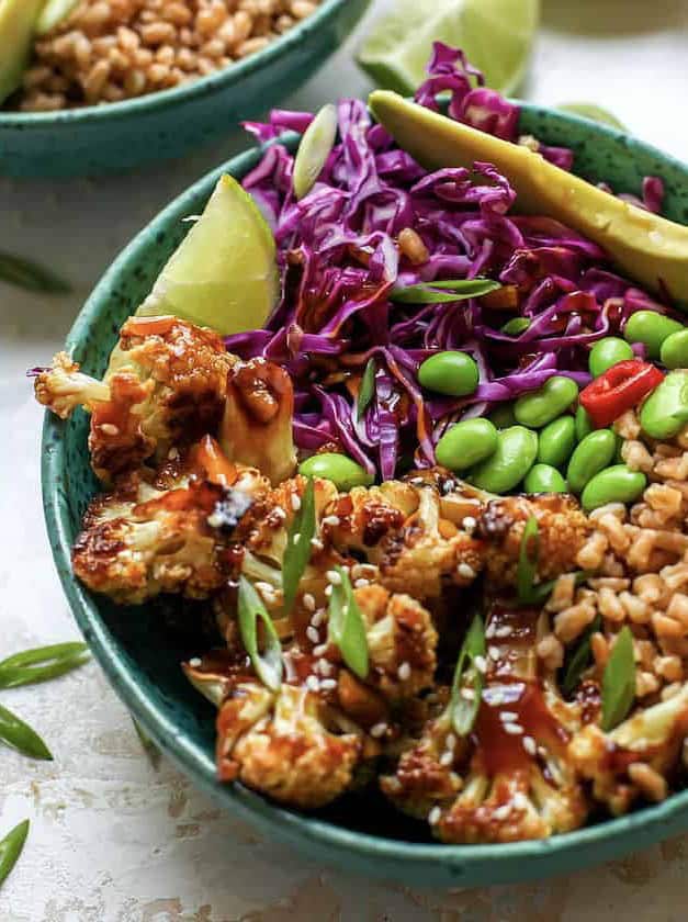 Teriyaki Cauliflower Power Bowls