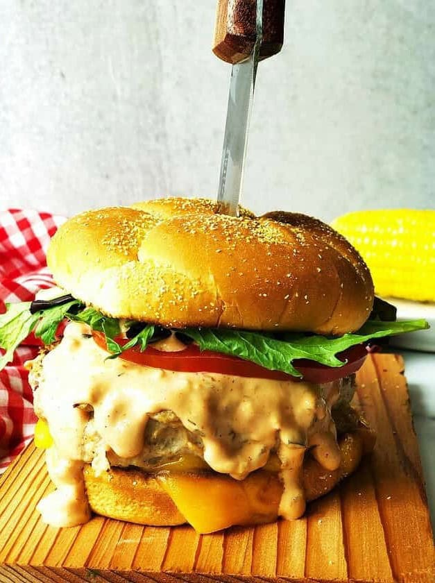 Turkey Burgers with Special Sauce