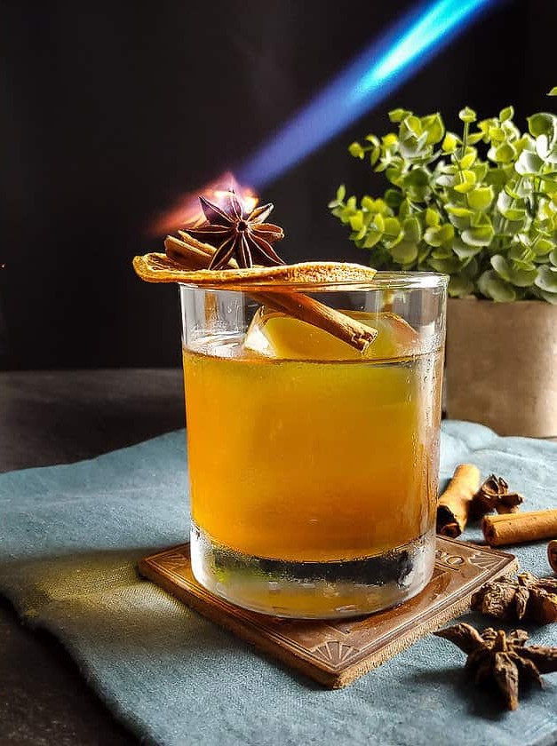 Fall Rye Whiskey Cocktail – But I’m Not Bitter