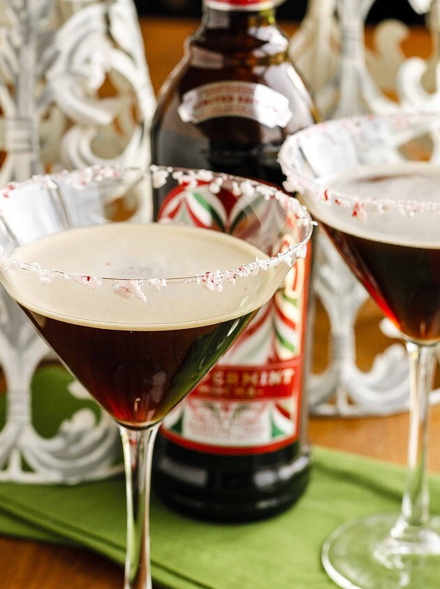 Holiday Kahlúa Peppermint Espresso Martini