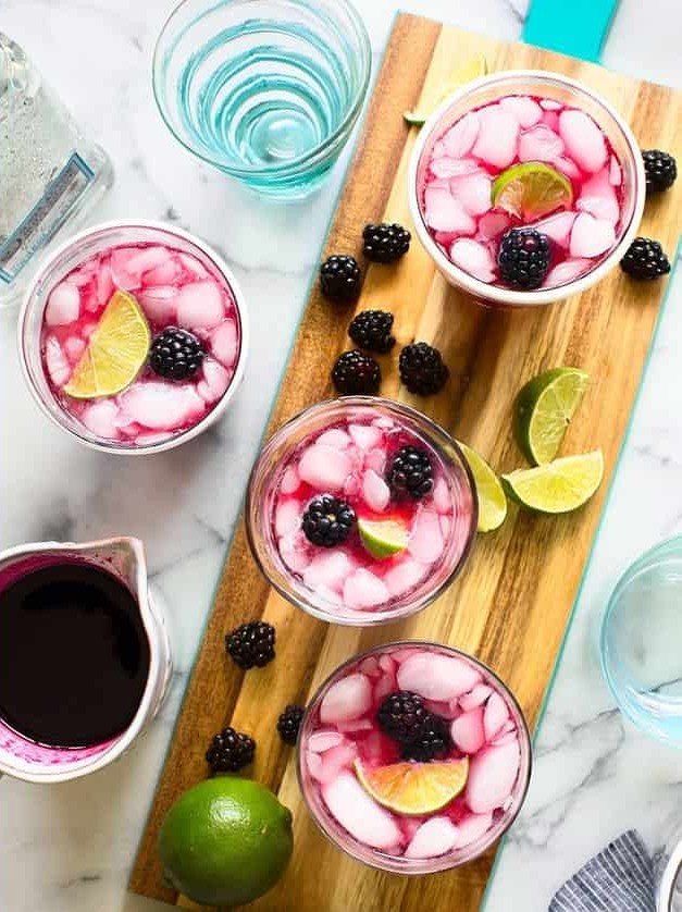 Blackberry Hibiscus Cooler