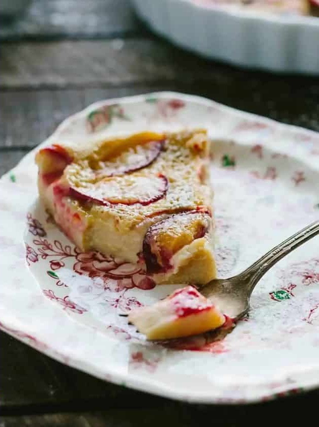 Brown Sugar Plum Clafoutis