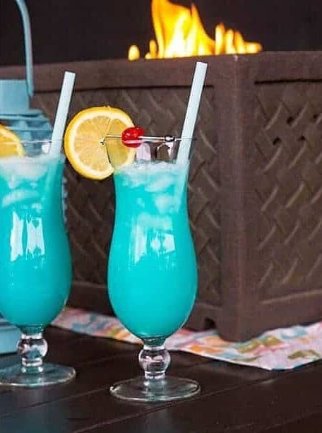 The Blue Lagoon Cocktail