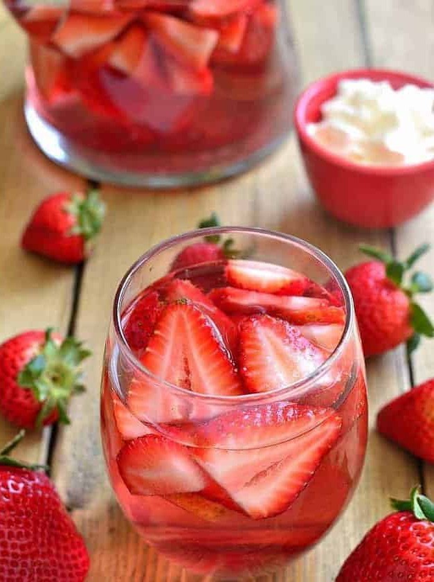 Strawberry Shortcake Sangria