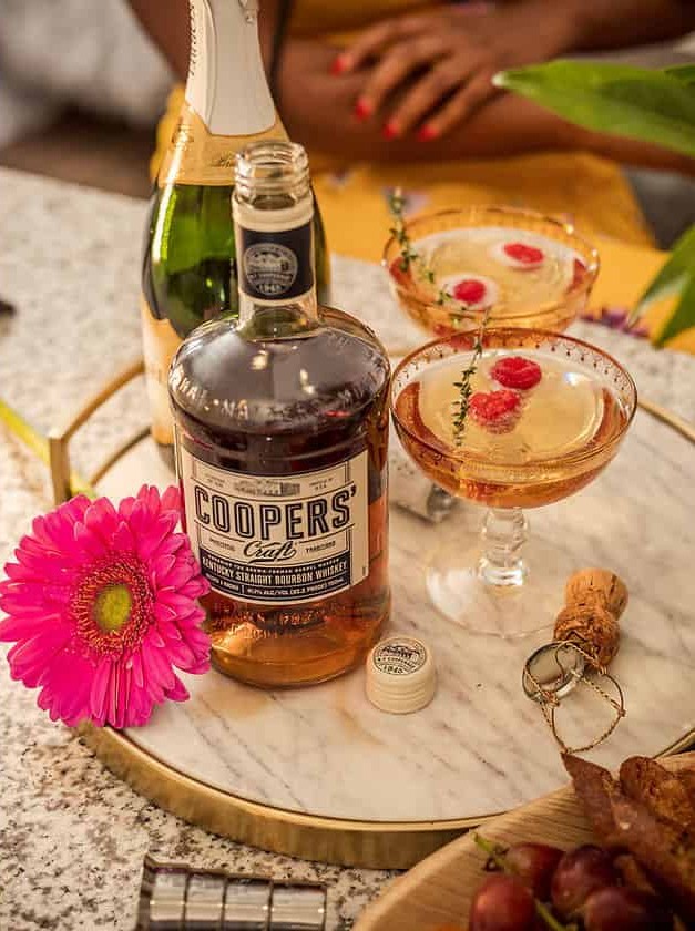 Champagne Bourbon Cocktail