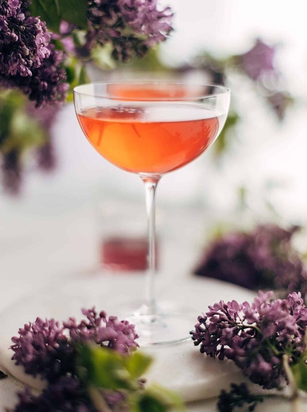 Blackberry & Lilac Gimlet