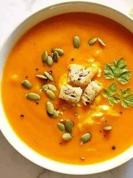 Pumpkin and Sweet Potato Soup