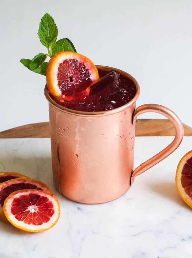 Blood Orange Moscow Mule