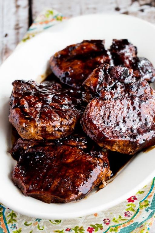 Balsamic Glazed Pork Chops