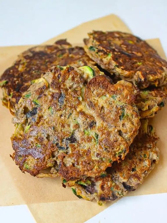 Eggplant and Zucchini Fritters