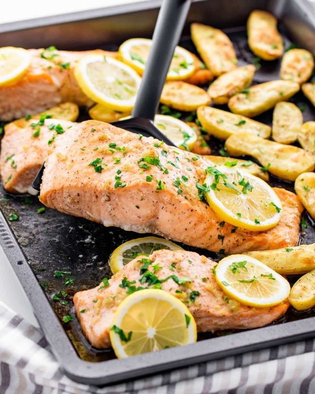 Garlic Butter Baked Salmon