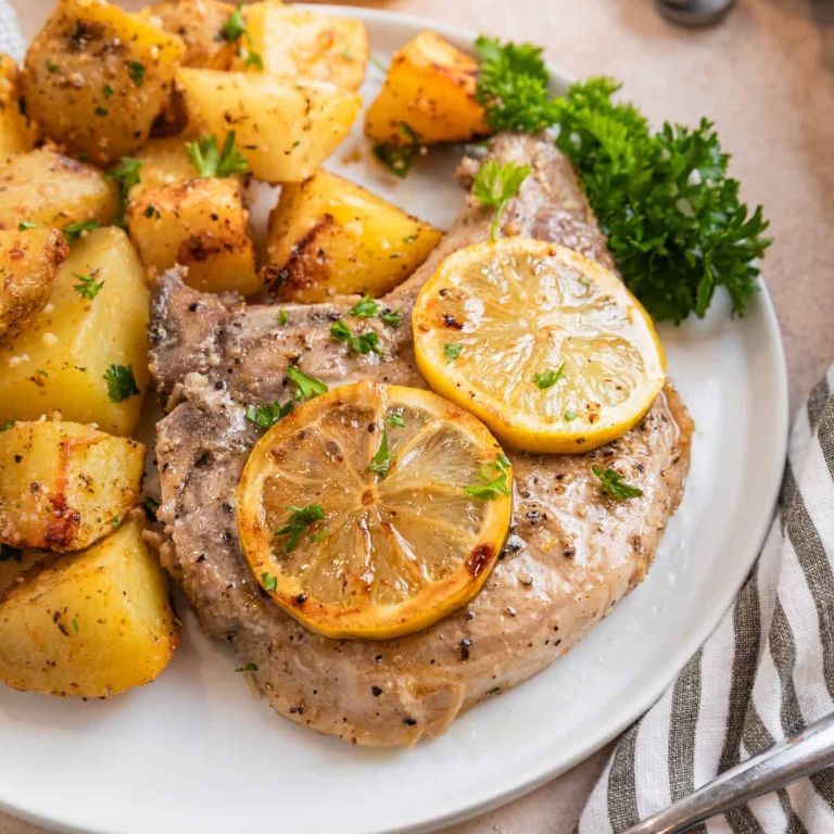 Lemon Pepper Pork Chops