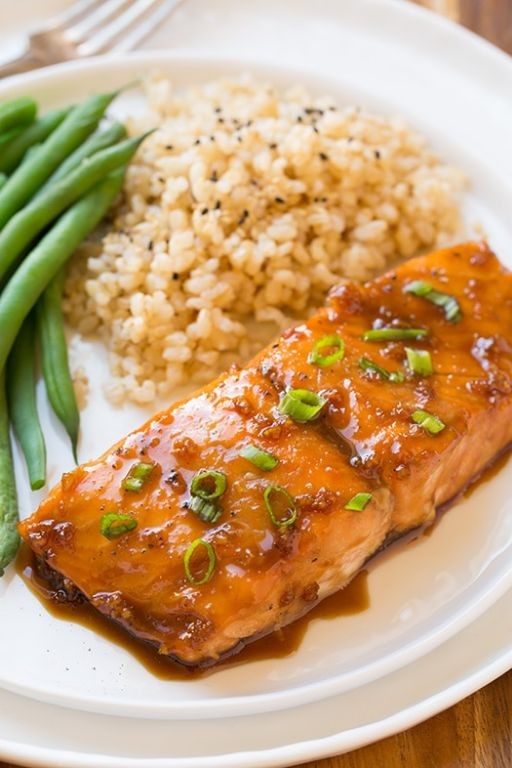 Maple Soy Glazed Salmon