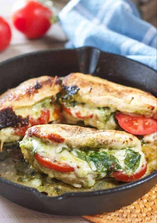 Pesto Stuffed Chicken Breast