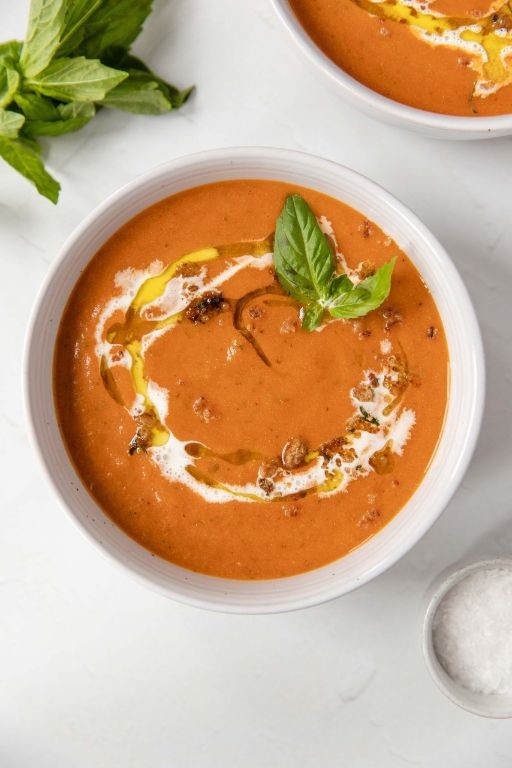 Roasted Eggplant and Tomato Soup