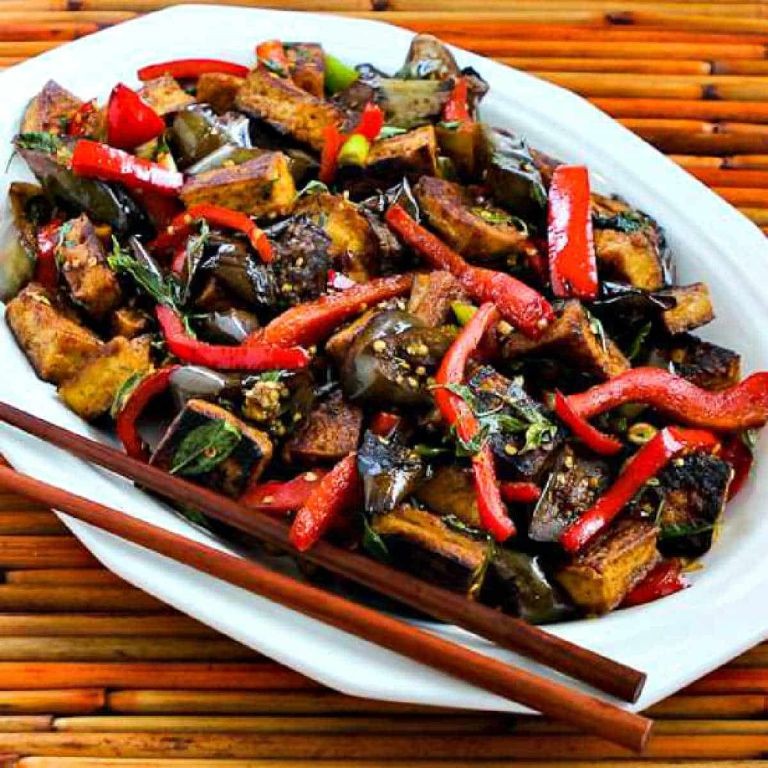 Spicy Eggplant Stir-Fry with Tofu