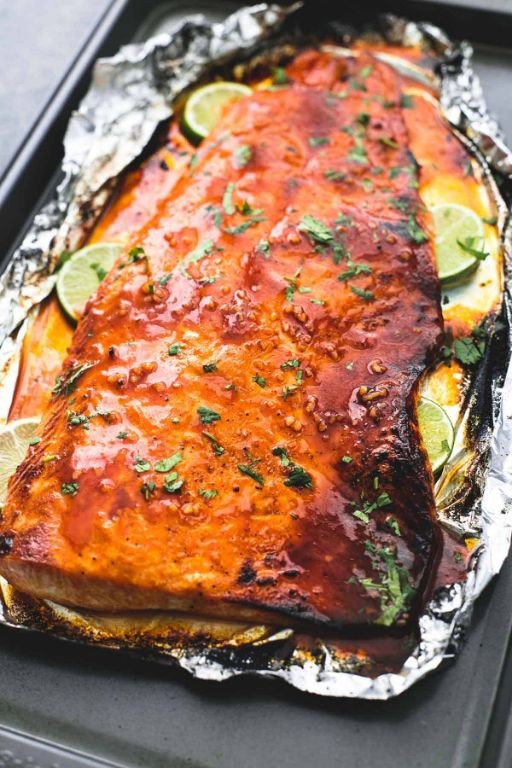 Spicy Sriracha Salmon