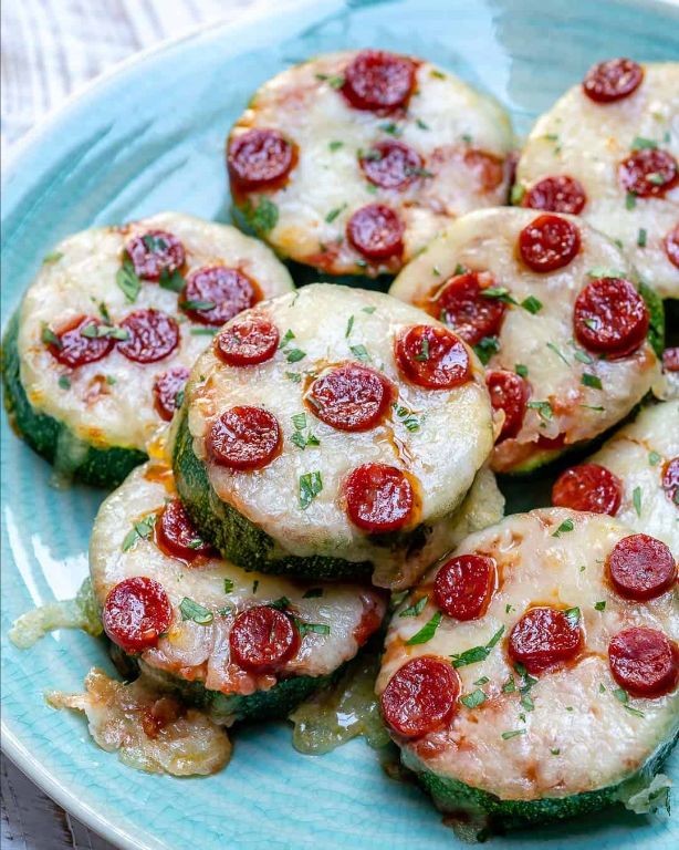 Zucchini Pizza Bites